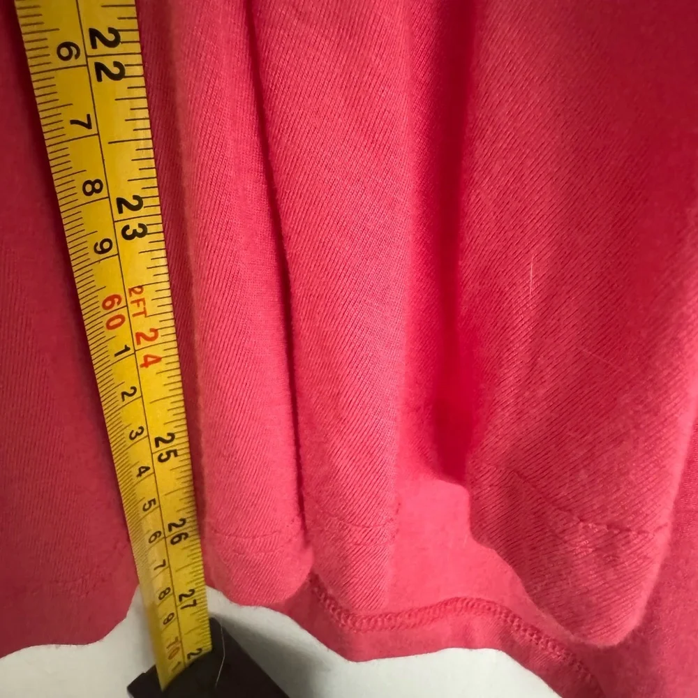 INC coral open cardigan
